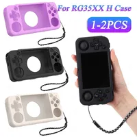 for Anbernic RG35XX H Silicone Case Cover Anti-Scratch Soft Skin Protective Sleeve for Retro Handheld Game Console Accessories