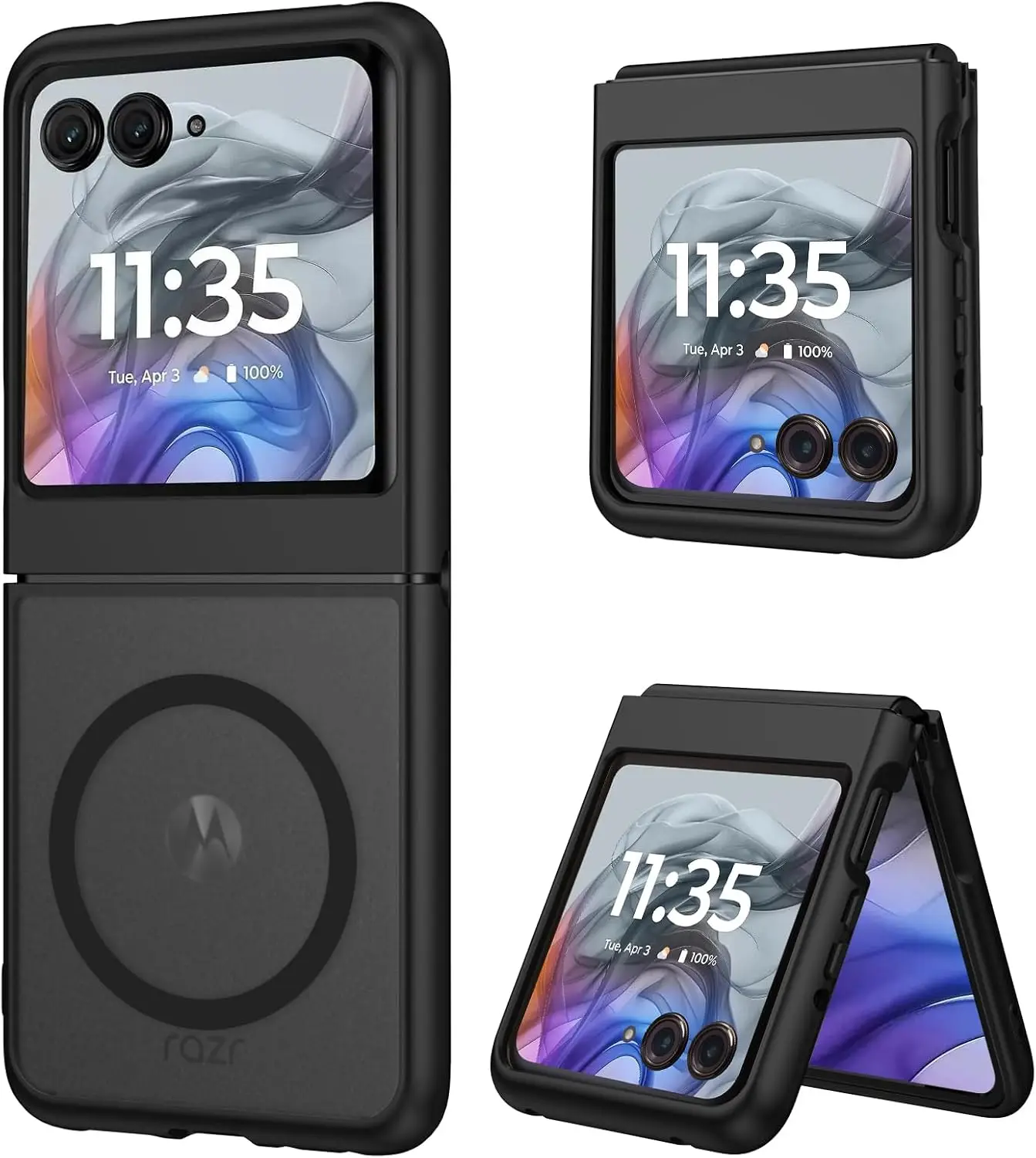 

Magnetic Case for Motorola Razr 2025/2024/60/50, Compatible with MagSafe, Anti-Scratch Shockproof Protective Cover