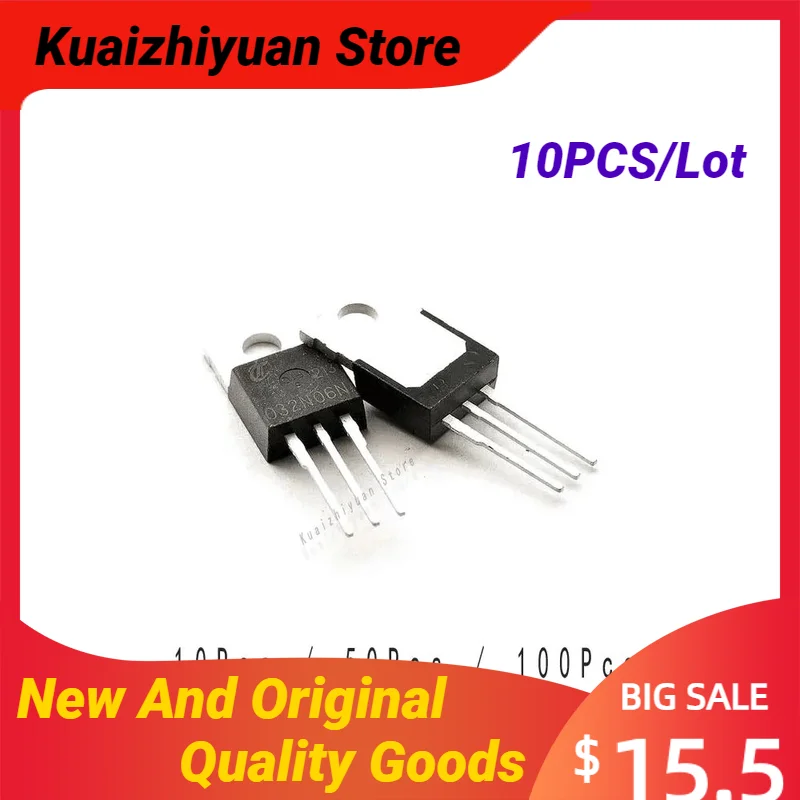 10PCS/Lot New And Original IPP032N06N3G IPP032N06N3 TO-220 60V 120A MOS Field Effect High Frequency Switch Tube Quality Goods