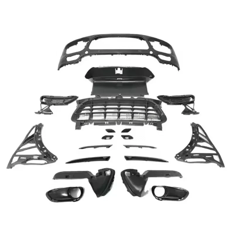

New Tur-Bo Front Bumper Body Kit Caye-Nne 958.1 2011-2014 PP Material Upgr Body Parts
