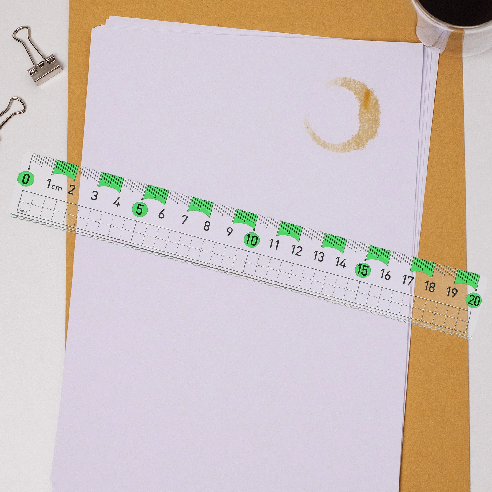 

10 Pcs Reading Color Block Ruler Measuring Multi Functional Measure Drawing All-purpose Rulers Folding