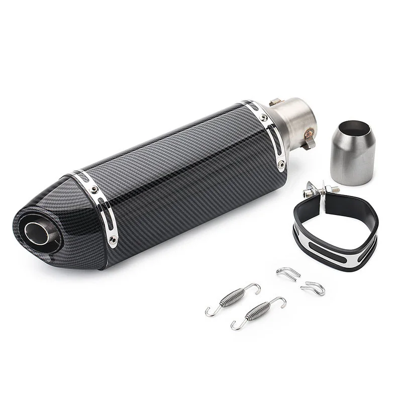 51MM Universal Motorcycle Exhaust Pipe Muffler Racing Escape AK Exhaust Moto For Yamaha R15 TMax 500 FZ6 CB400 Er6n CB650