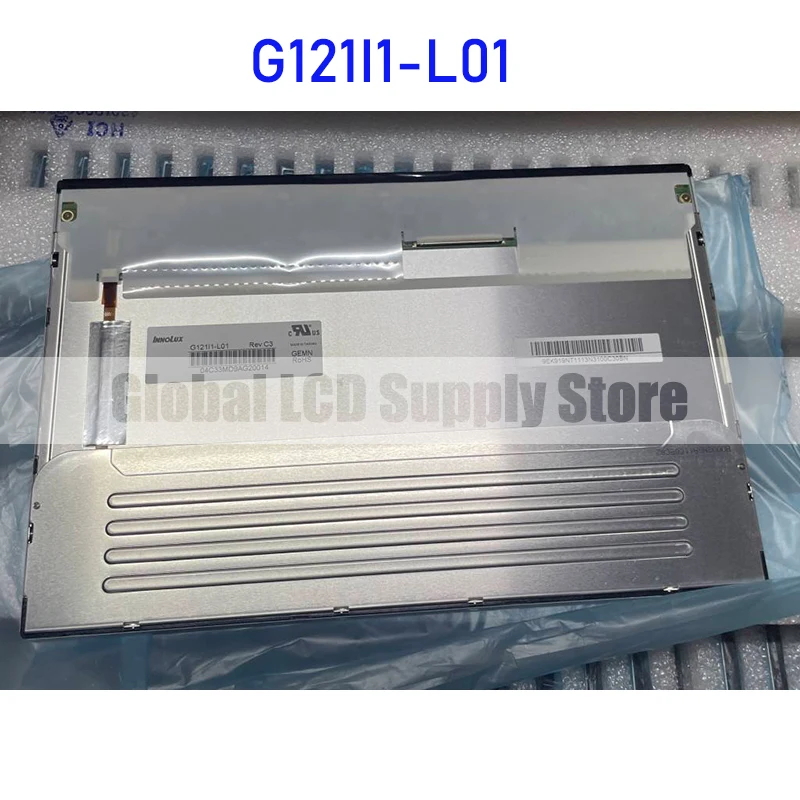 G121I1-L01 12.1 Inch LCD Display Screen Panel Original for Innolux 30 Pins Connector Brand New Fully Tested