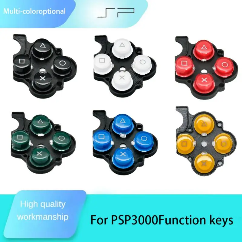 1piece Rubber Right Button Switch Conductive Pad for PSP2000 2000 Game Console Machine Multi-Function Button