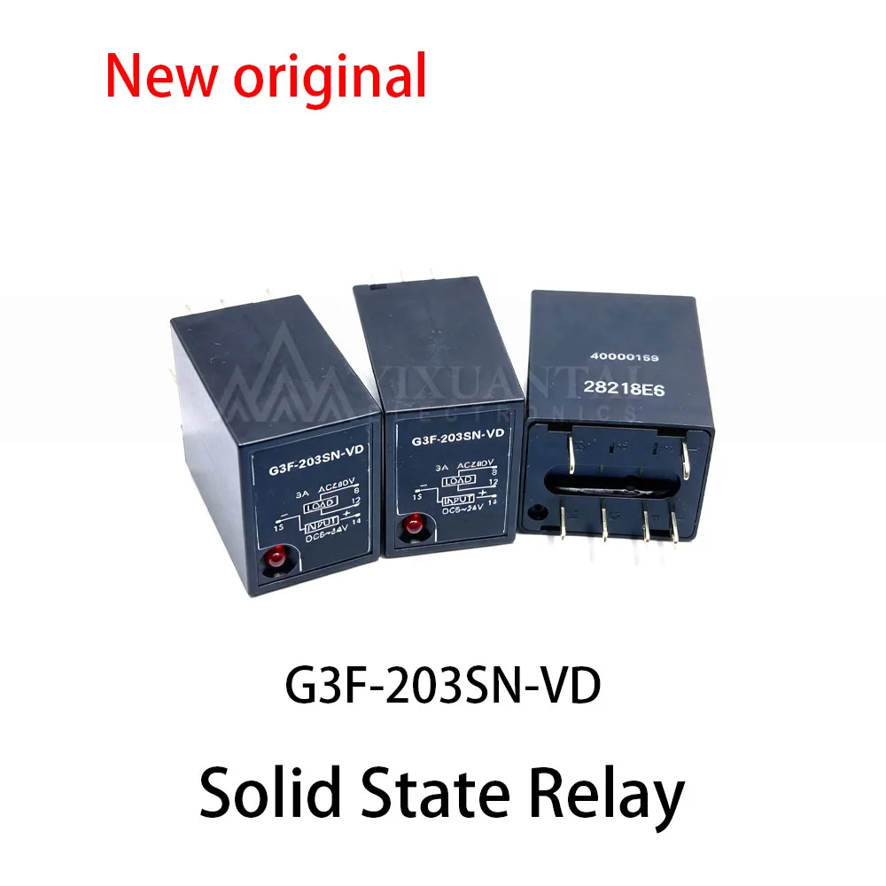 1pcs~5pcs G3F-203SN-VD DC5-24V Solid state relay 6-pin 3A AC240V