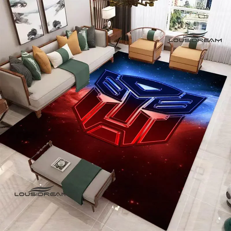 T-Transformers Cartoon printed carpet kitchen mats Non -slip carpet outdoor carpets area rug bedroom decor birthday gift