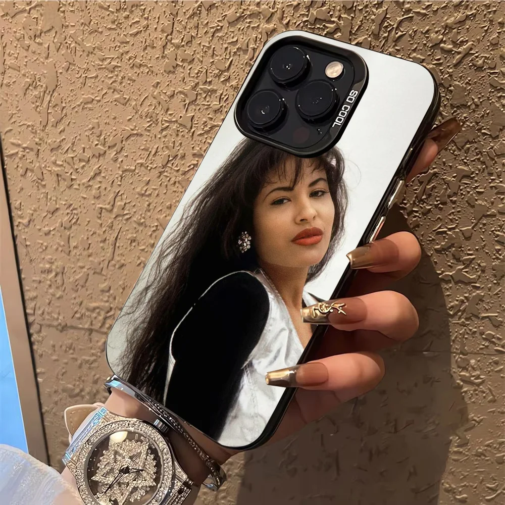 S-Selena Quintanilla Singer Phone Case  Phone Case For iPhone 14 16 15 11 12 13 Pro Max Mini Plus Shockproof Cover