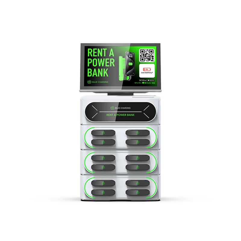 12 Slots Fast Charging Station Phone Charger Locker Wall UK Electric Supply Adapter Convenient Rent A Power Bank