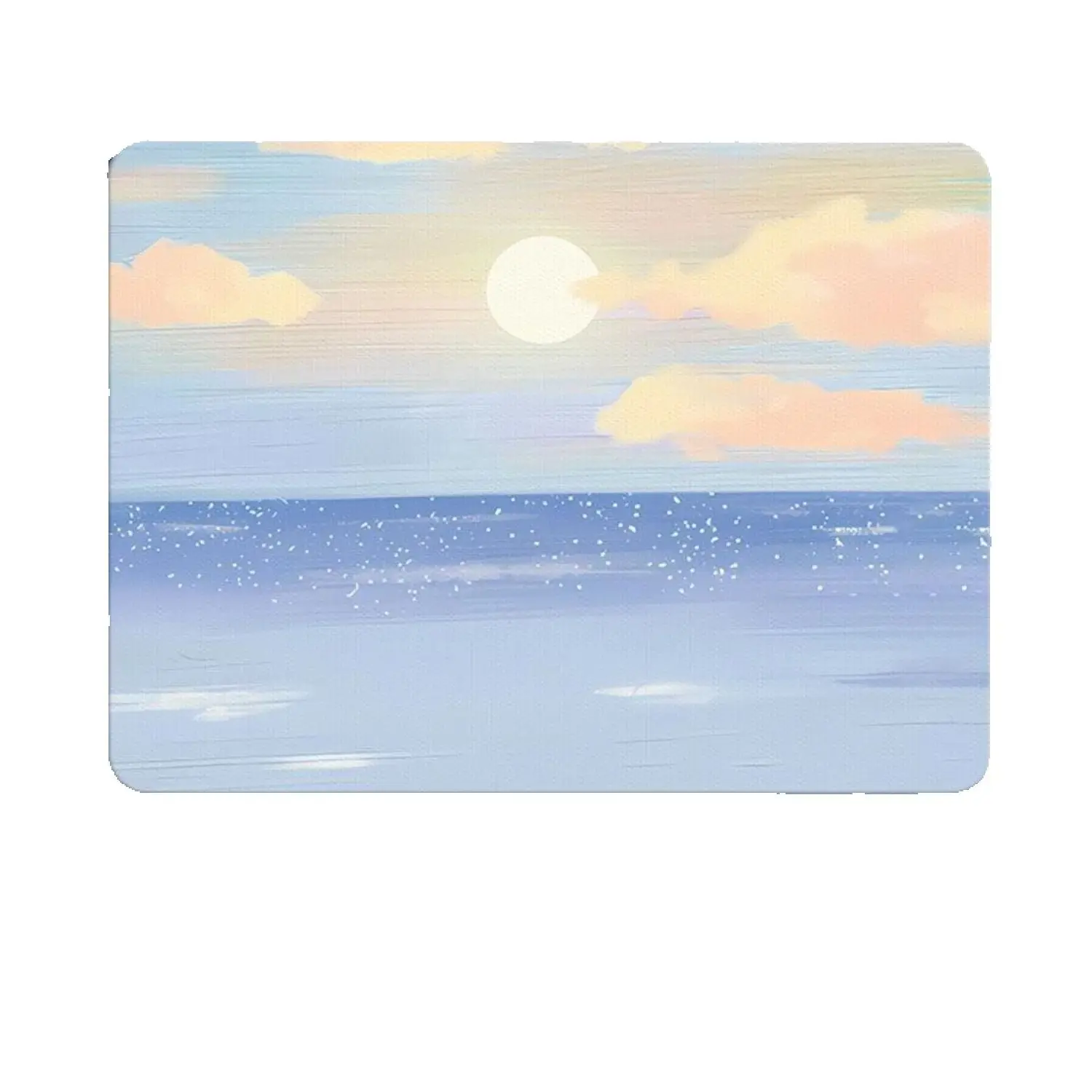 

Sea Moon Glass Mousepad Sora Game Mouse Pad Customized Pattern Tempered Smooth Gaming Desk Mat Fps Esports Office Gaming