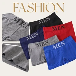 Men's Panties Letter Printing Underwear Boxershorts Men Soft Boxer Shorts 2022 Breathable Male Elastic Underpants