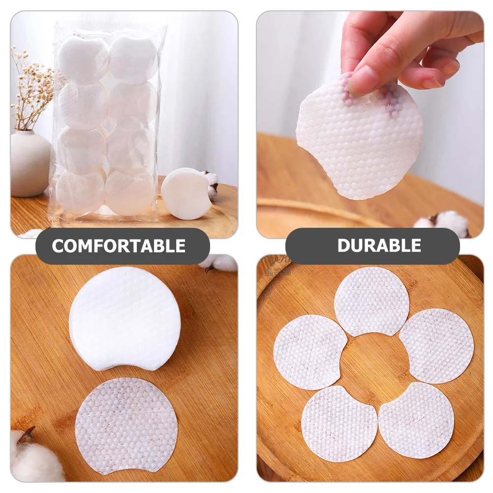 600 Pcs Pearl Pattern Makeup Remover Cotton Skin-friendly Pads Cloth Durable Face Non-woven Fabric Cleaning