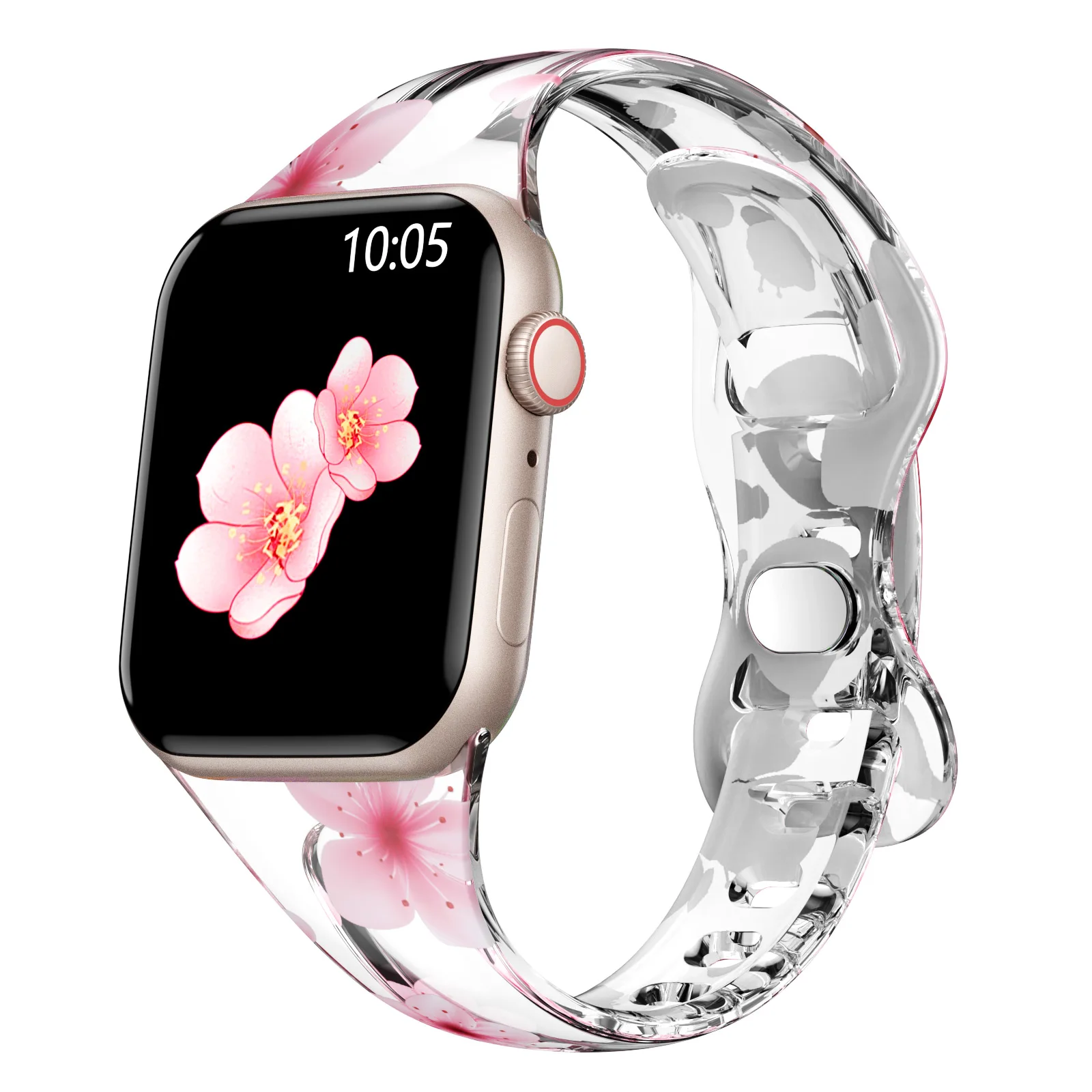 حزام لساعة أبل 44 ملم 49 ملم 45 ملم 42 ملم كوريا سوار رياضي من السيليكون iwatch 9 8 SE 7 6 5 Ultra 49 ملم