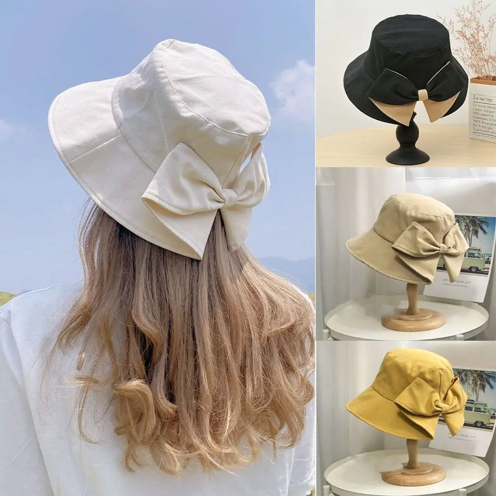 Unisex Cotton Bucket Hats High Quality Women Cotton Fabric 10 Colors Sunbonnet Cap Fisherman Hat Outdoor Fisherman Hat