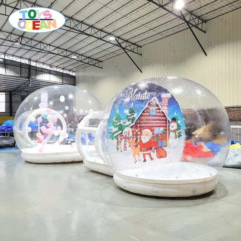 Custom New Style Commercial Grade Transparent Tent Photo Booth Inflatable Jumping Bubble House Suitable for Event Rental