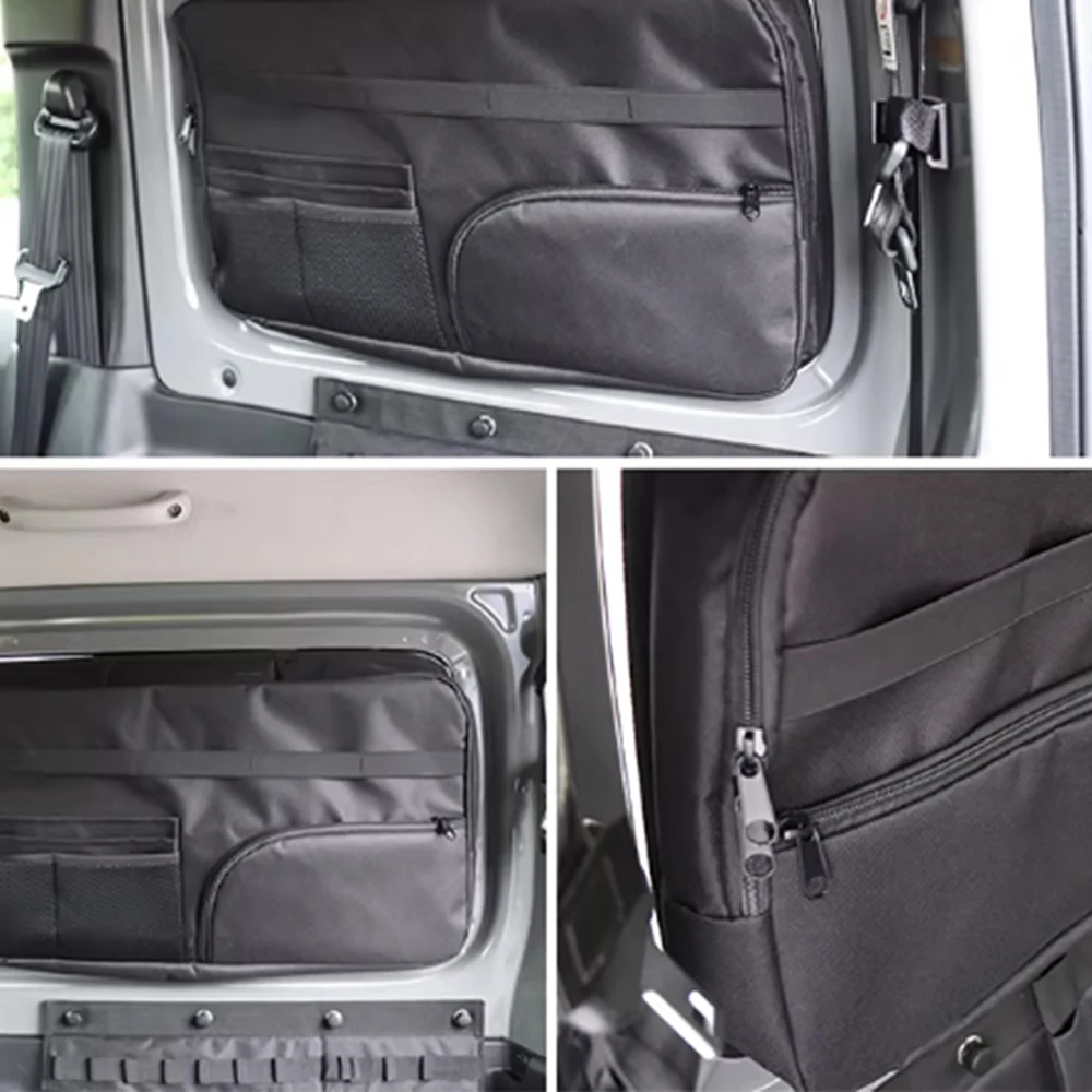 Lantsun JMN088 Rear Window Side Storage Bag Organizers Oxford Cloth Organizer Bag Left for Jimny JB74 19-26, 3Door, 1PC