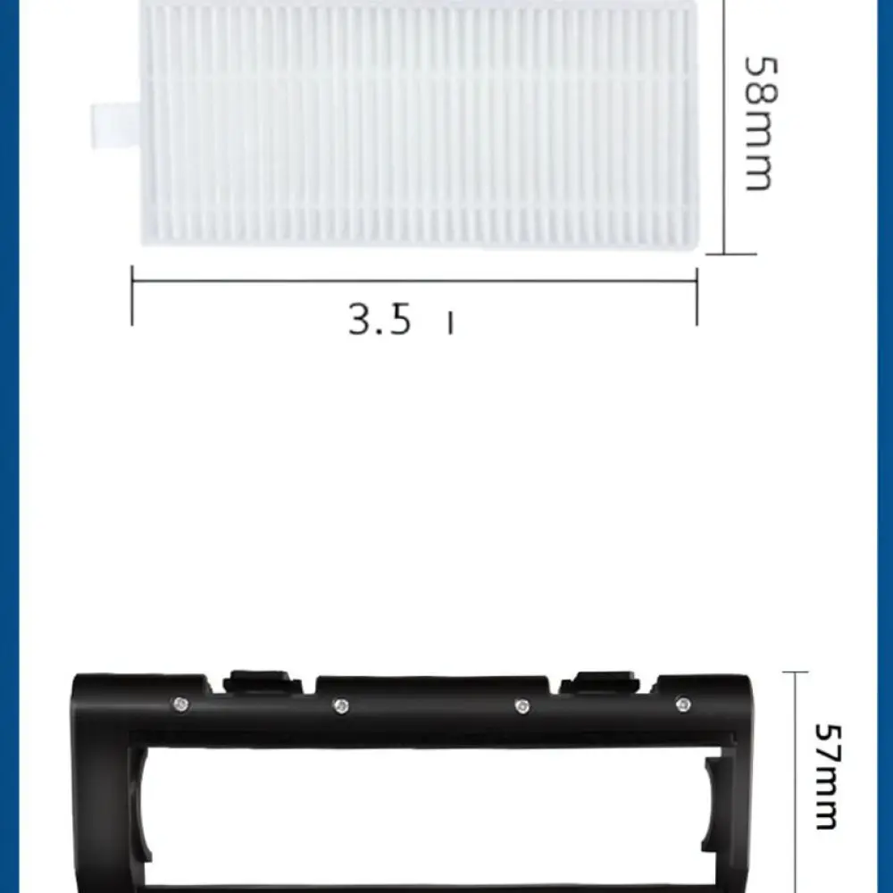 For Neatsvor X500 S6 M1 Robot Vacuum Parts Replacement Roller Brush Side Brushes Hepa Filters Mop Pads Accessories