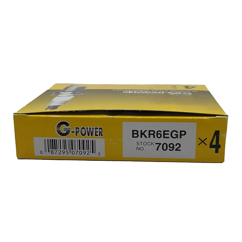 

4/6pcs 7092 BKR6EGP Spark Plug for Audi A4 A6 Q5 BMW 320i 330i Mercedes-Benz C230 C32 AMG Lexus IS GS RX Toyota VW Chevrolet
