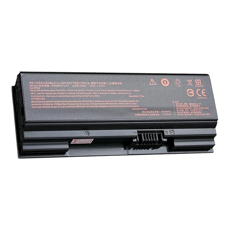 New Replacement Laptop Battery 14.4V 2200mAh NH50BAT-4 for HASEE Thunderobot 911ME Clevo NH50RA NH55RCQ NH58RDQ NH70RHQ CNH5S01