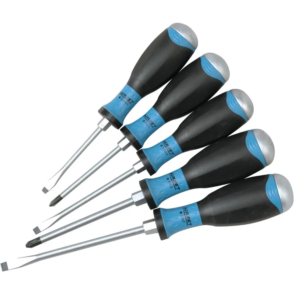 

Hot Sale screwdriver set 810U-1/5 I 5-piece, 3 x slotted screwdrivers, 2 x Phillips screwdrivers I