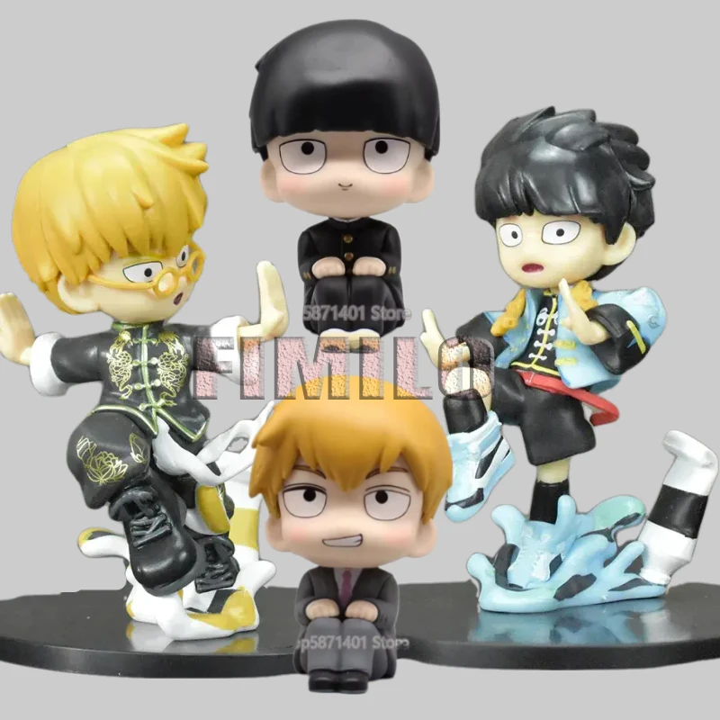 

Mob Psycho 100 Anime Kageyama Shigeo Action Figures Reigen Arataka Figures Q Version 11cm PVC Collection Model Toy Birthday Gift