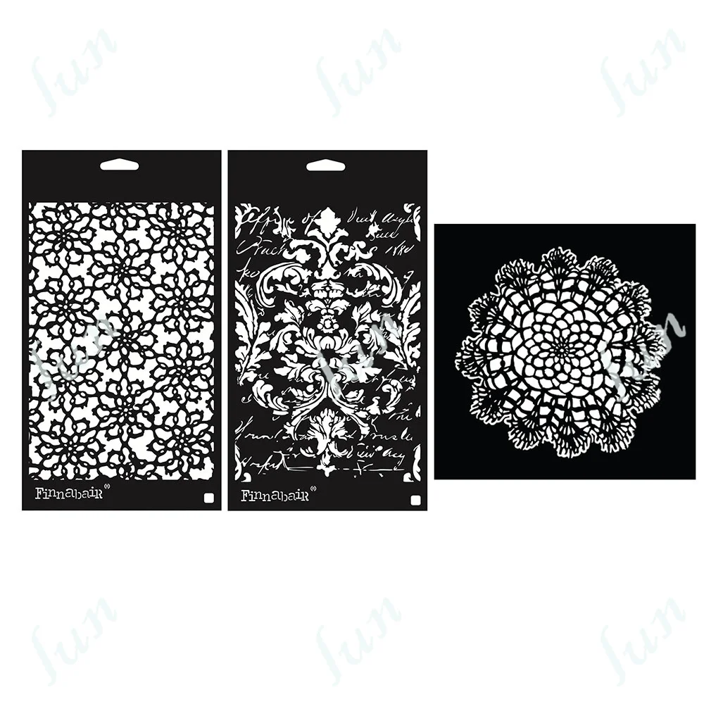Vintage Floral Butterfly Space Embossing Stencil DIY Stencils for Cardmaking Coloring Greeting Card Scrapbooking Embossing Mold