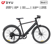 DYU Stroll 1 Adult Electric Bike 250W Electrical Road Bicycle 36V 9Ah E-bike 16 \