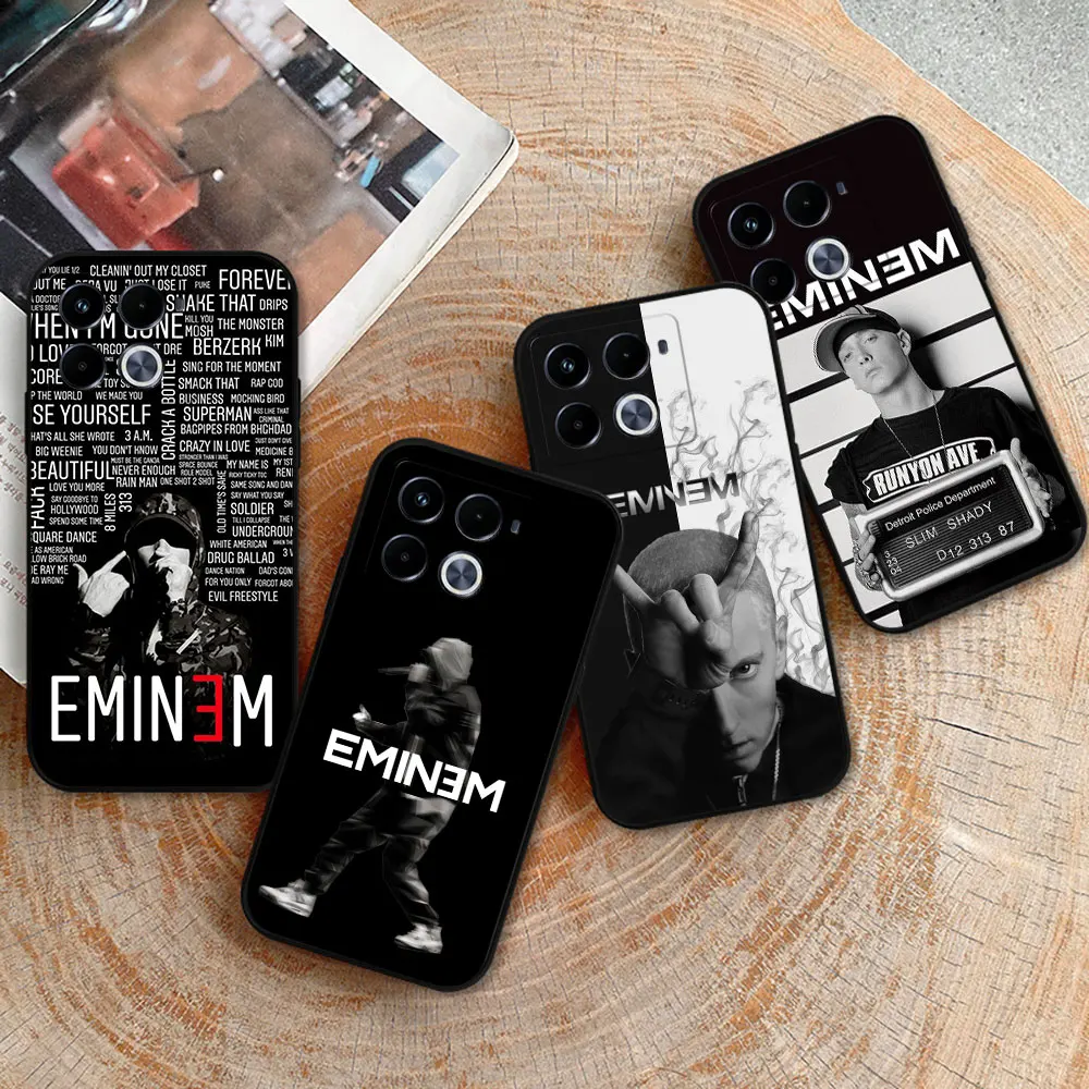 Rap Singer Eminem Phone Case For Infinix Note 40 30 VIP 12 12G96 11 10 Pro 8 8I 7 Tecno Spark Pop 7 6 5 Lite Air Nfc Cover Funda