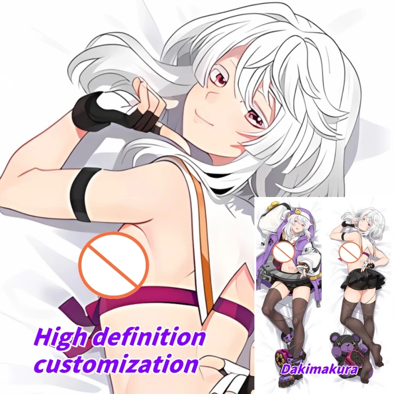 Dakimakura أنيمي بريدجيت مذنب والعتاد على الوجهين طباعة بالحجم الطبيعي وسادة للجسم غطاء الفراش الهدايا