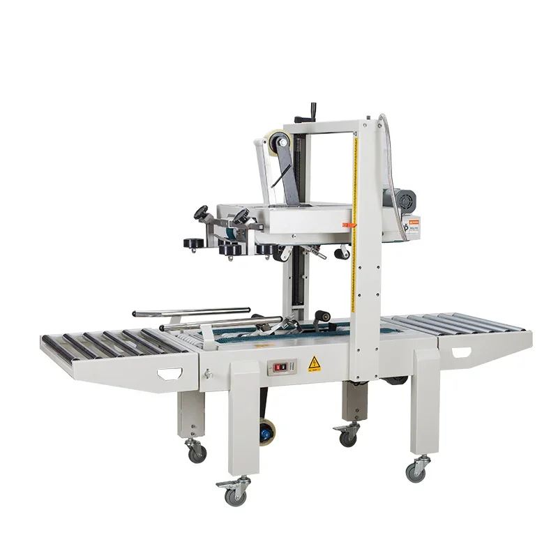 

Ruwang Packaging FXJ6050 Tape Machine Automatic Machine with Two Sides Machine Small Paper Box Sealing