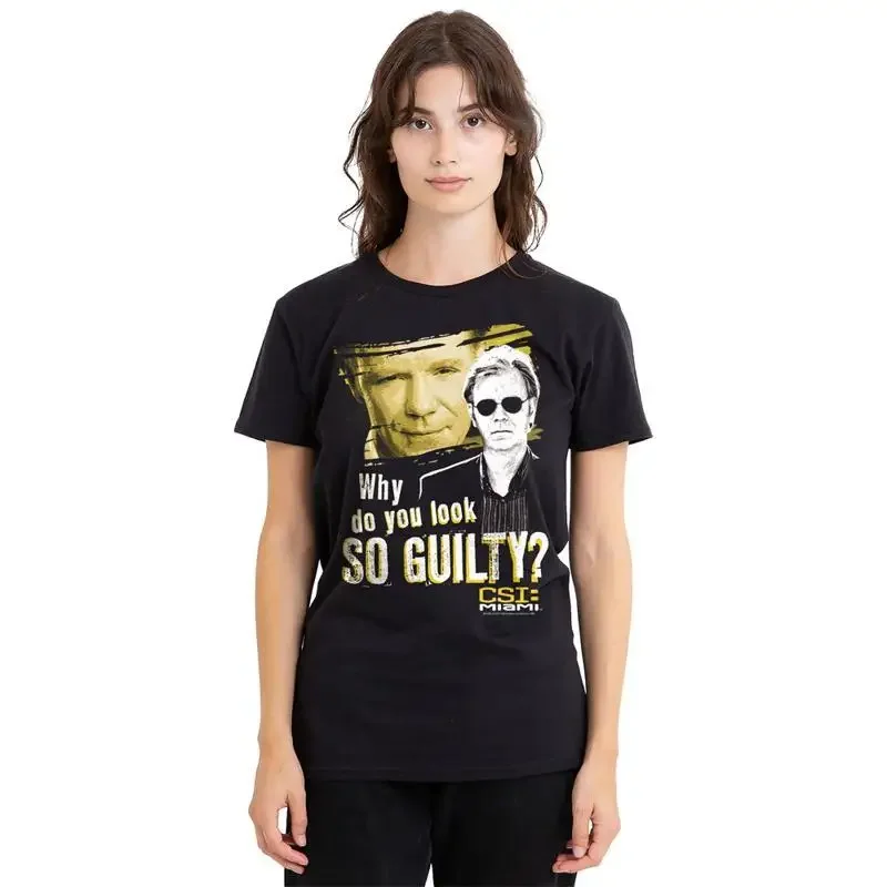 Csi Miami So Guilty Ladies T Shirt S 2Xl Black