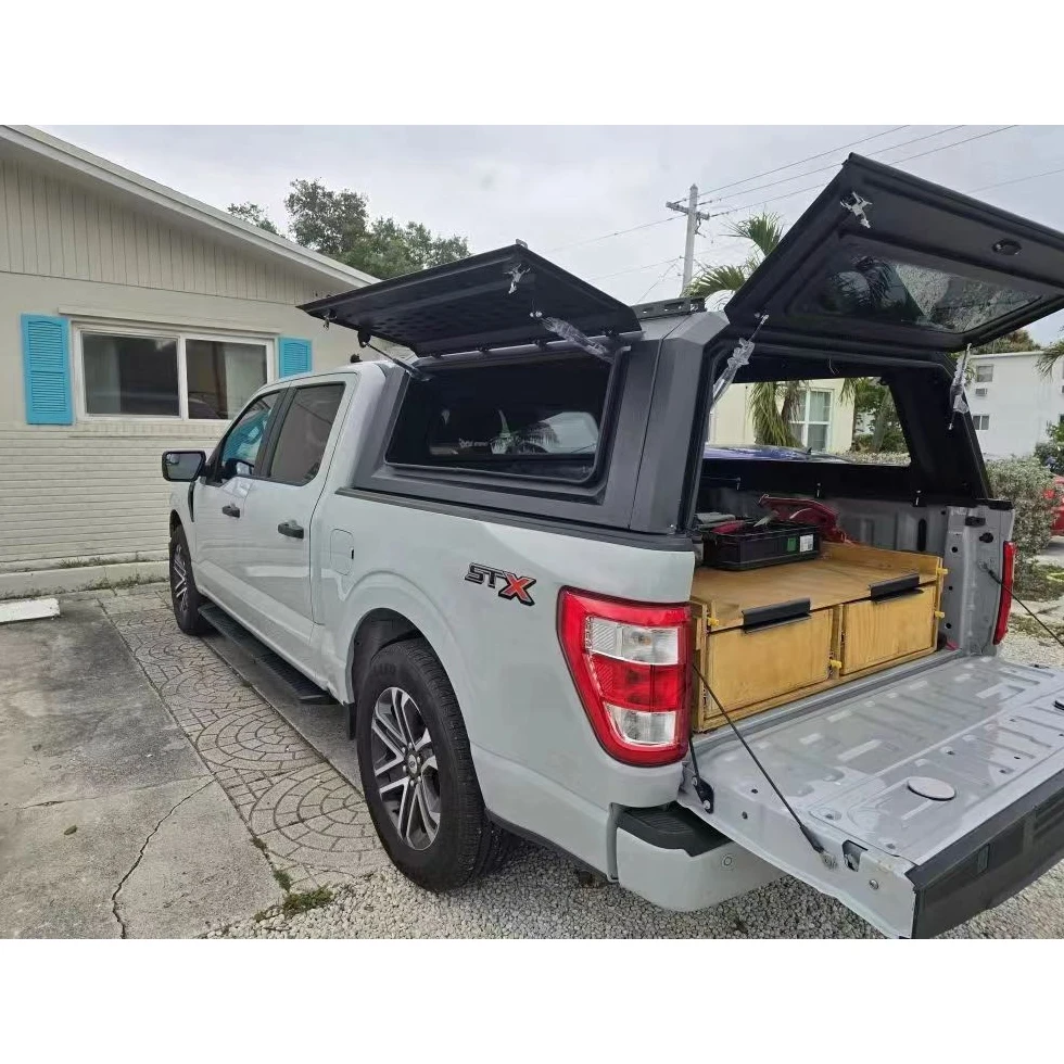 Tacoma Tundra Amarok Musso Anti Rusted Tonneau Bed Cover Tailored Sizes 4x4 Auto Accessories Aluminum Hard Canopy