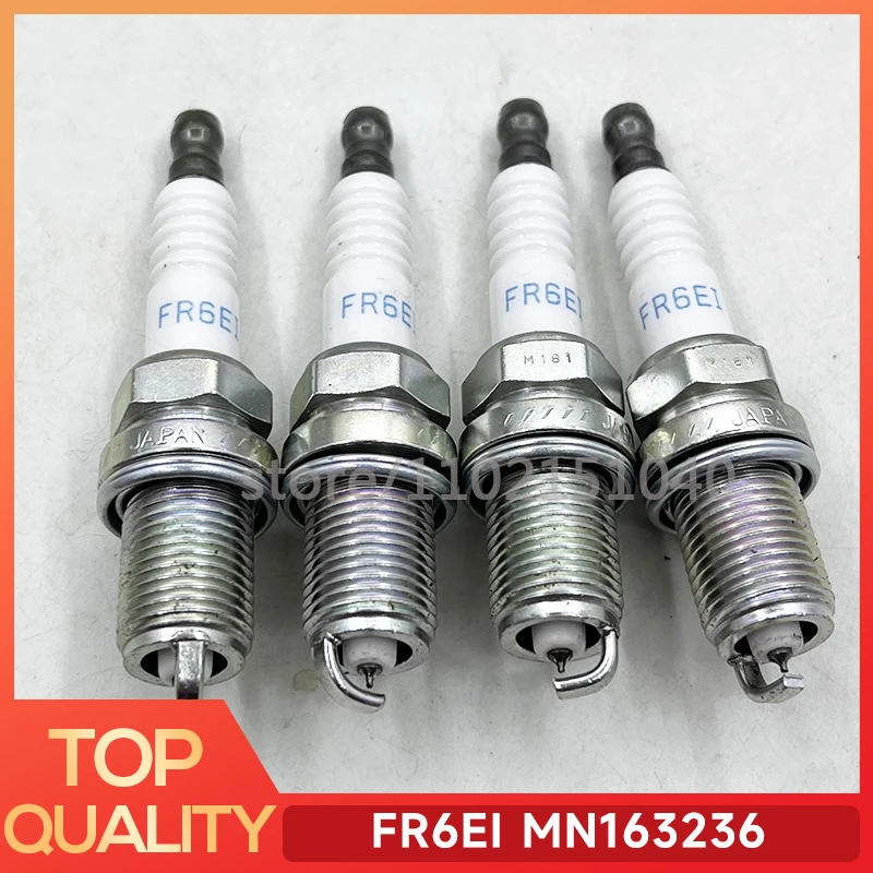 4pcs FR6EI MN163236 2687 Iridium Spark Plug for Mitsubishi Lancer VIII 1.8L Outlander II 2.4 Outlander III 2.0 ASX