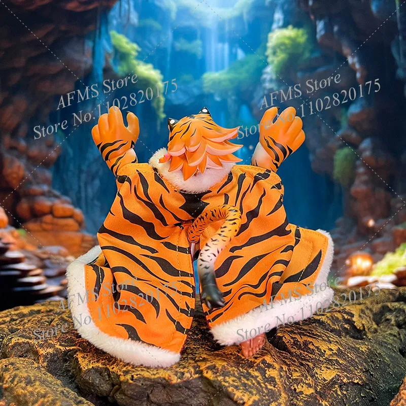Snail Shell 1/12 Scale Mobile Suit Girl Tiger Girl Galu Fur Collar Cloak Clothes Accessory Fit 6Inch Action Figure Soldier Body view 2