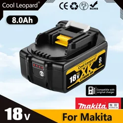 18V Li-ion Battery For Makita 8Ah/6Ah/5Ah Replacement Lithium Battery BL1830B BL1850B BL1850 BL1840 BL1860 BL1850 Tool Batteries