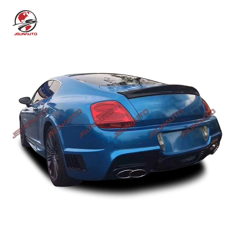 Rear Spoiler For 04-12 Bentley Continental GT WD Style Trunk Wing Fiberglass Unpainted Rear Spoiler For Bentley Kit