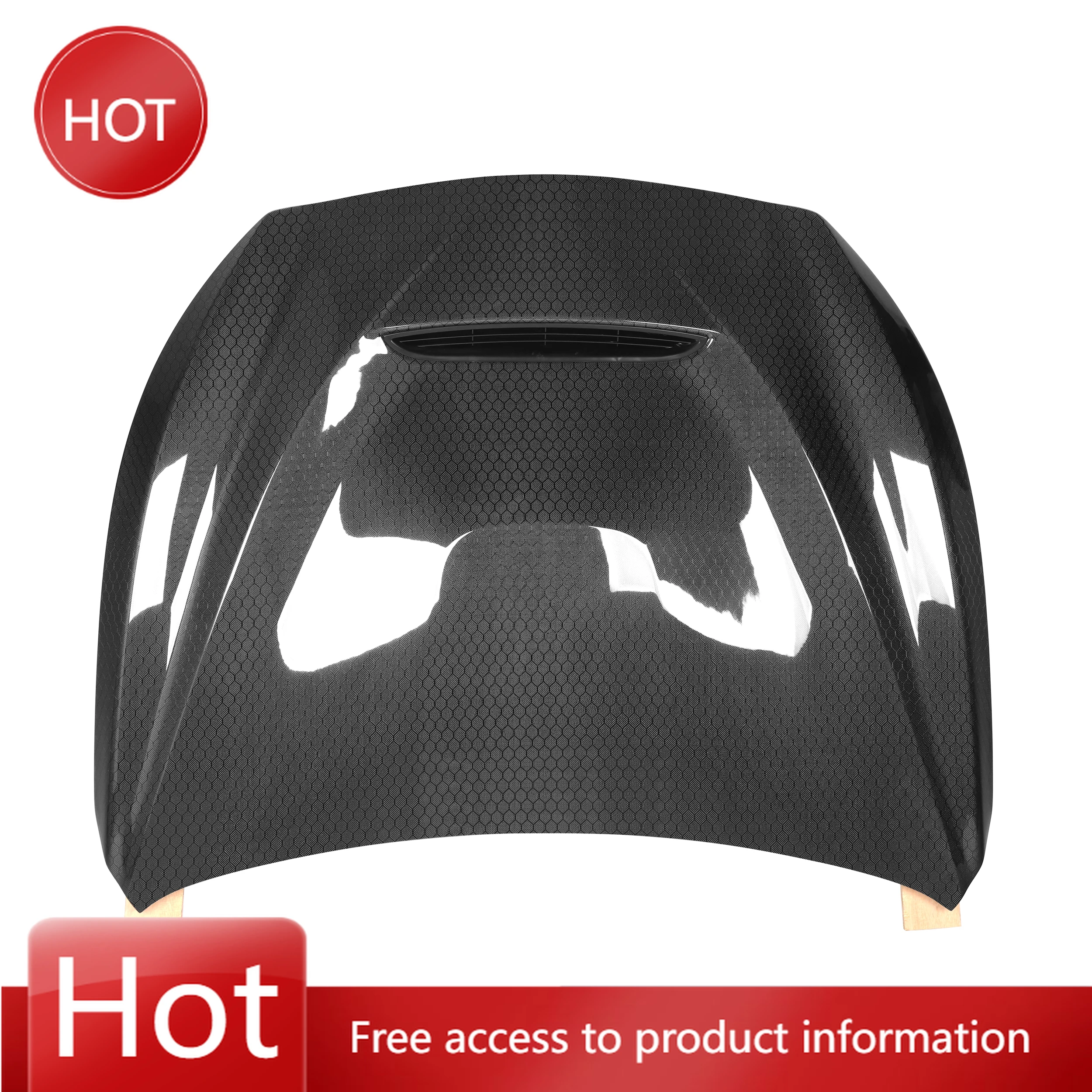 

GTS Style Honeycomb Carbon Fiber Front Hood Cover for Infiniti Q50 Q50L 2014-2020 Replacement Hood Bonnet
