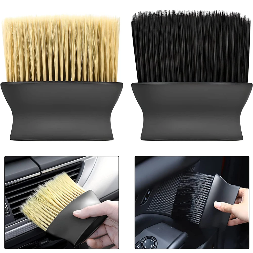 Car Air Outlet Cleaning Brush Dashboard Air Conditioner Detailing Dust Sweeping Tools Auto Interior Home Office Duster Brushes