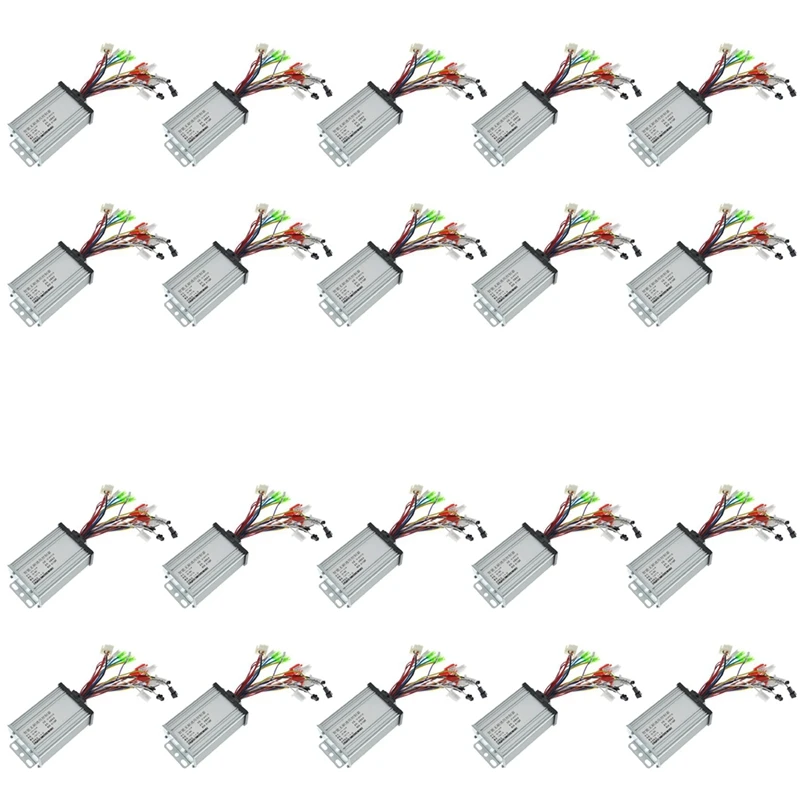 

New 20X 36V 48V 350W E-Bike Brushless Controller 6 Tube Dual Mode For Electric Bicycle Scooter Speed Intelligent Dual Motor