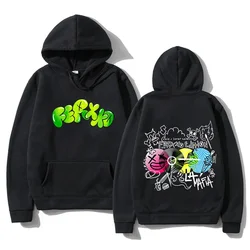 Hoodies casuais de manga comprida, camisola streetwear, pulôver extragrande, roupas rapper, Y2K, 2023