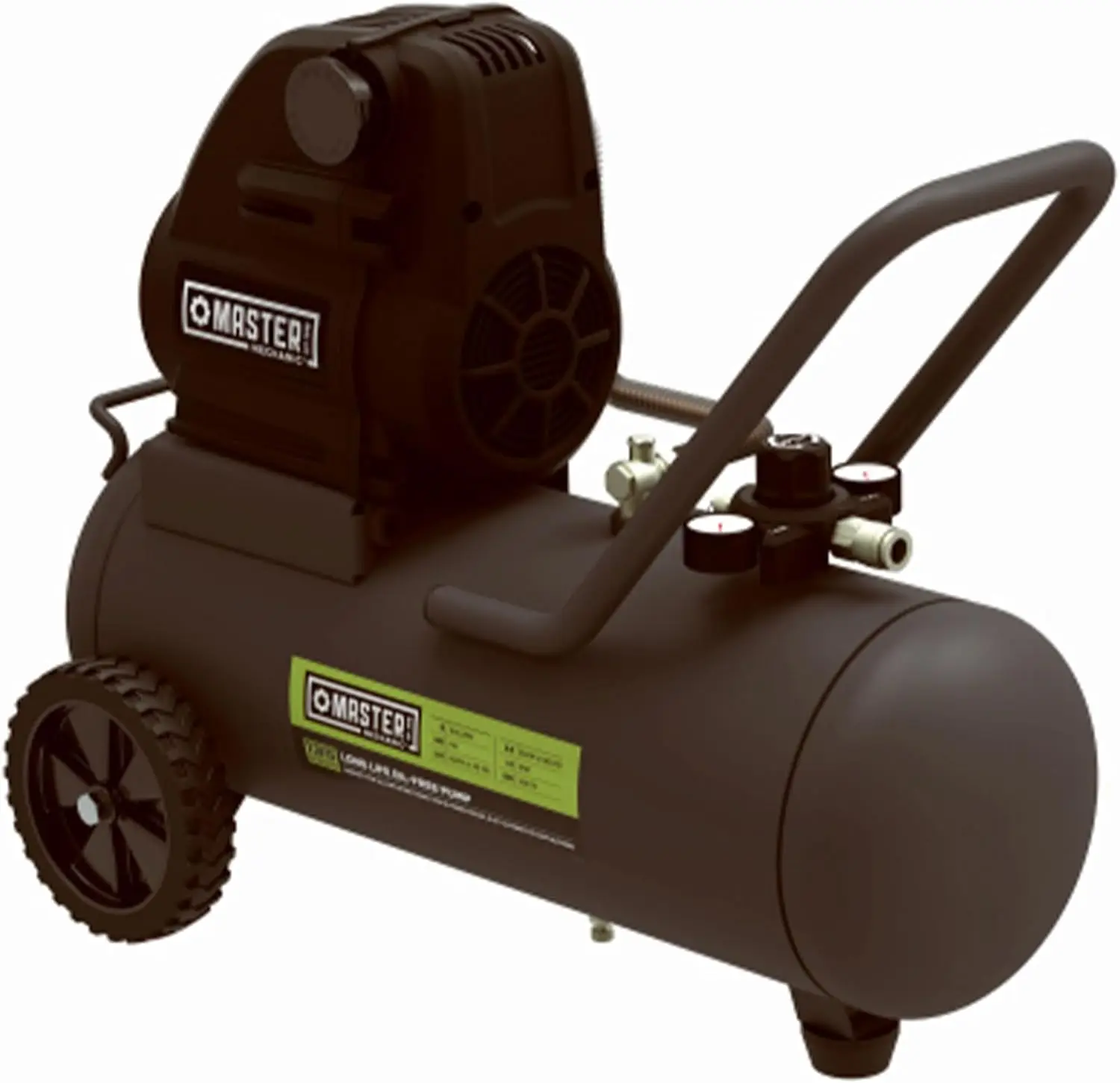 8 Gallon Portable Oil Free Air Compressor With Fully Enclosed Motor And 135 Maximum Psi For Tools And Home Improvements