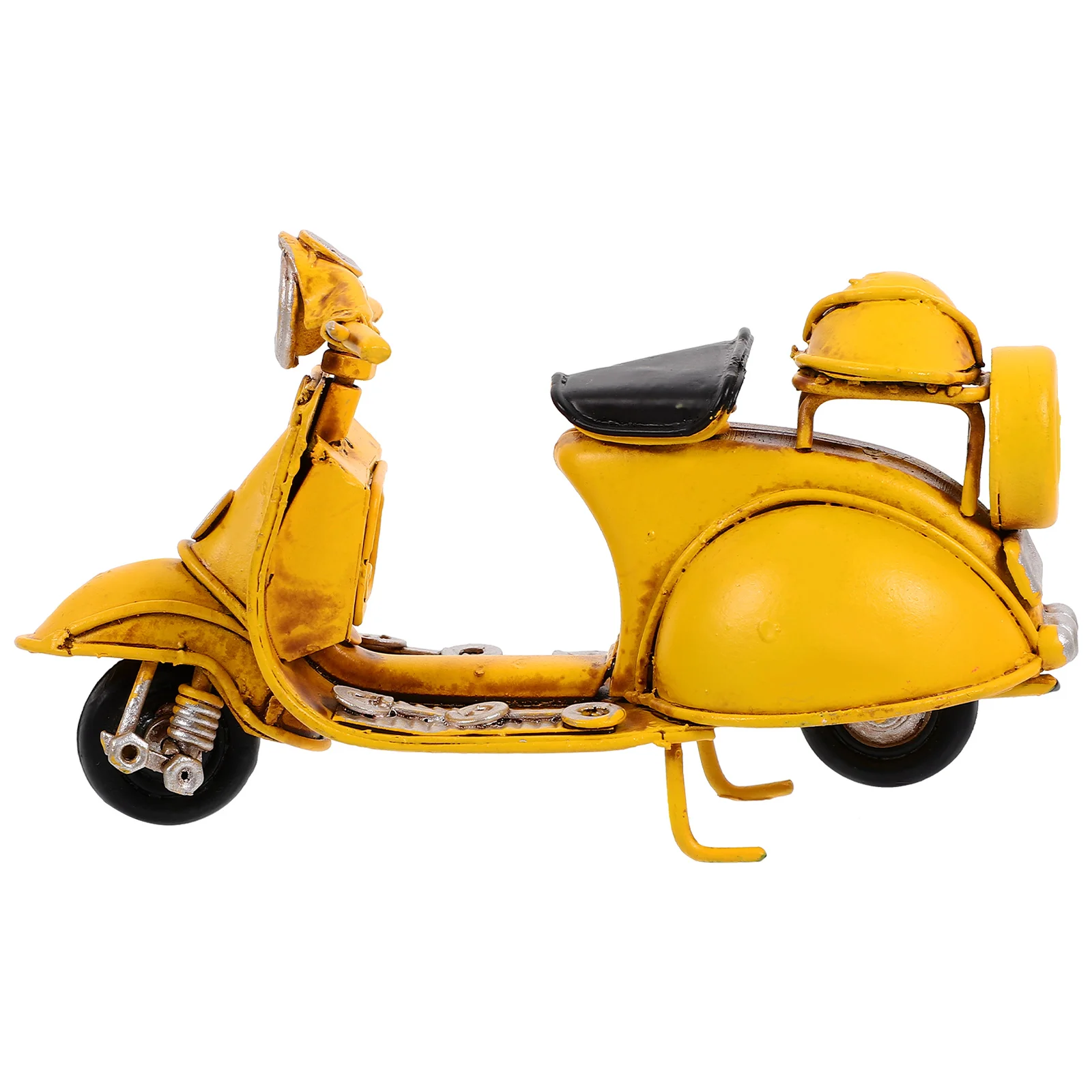 

Motorcycle Model Small Decoration Statue Desktop Ornament Wrought Iron Vintage Models