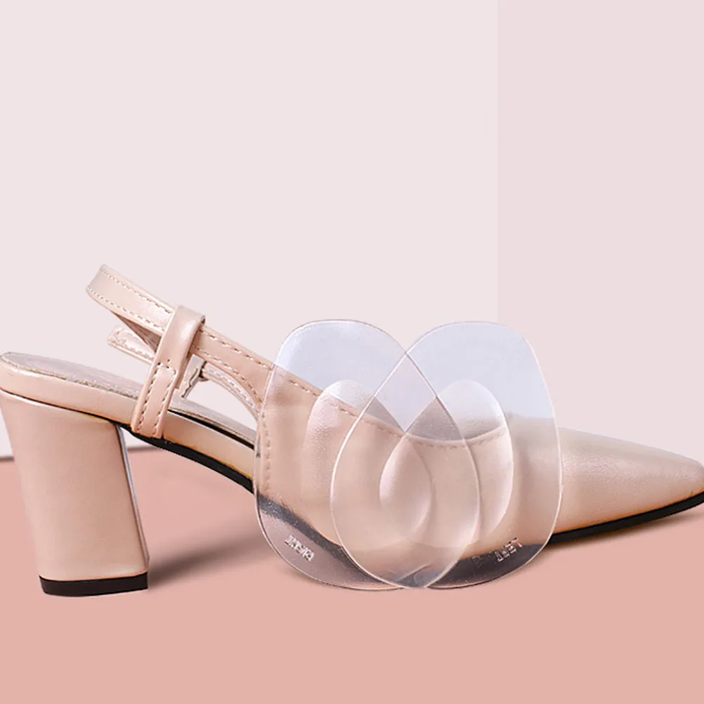 

6Pairs Prevent Slip Forefoot Pads Reusable Metatarsal Cushions for High Heels Soft Comfortable Foot Pads Durable