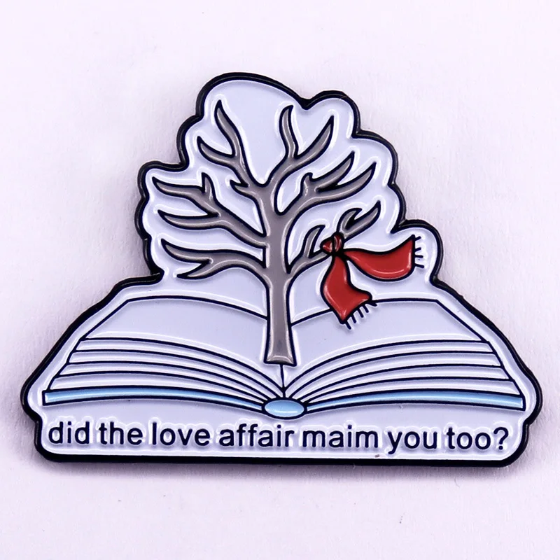 A3330 Did The Love Affair Maim You Too Enamel Pin Music All Too Well Lyrics Lapel Pin For Backpack Badge Fashion Gifts