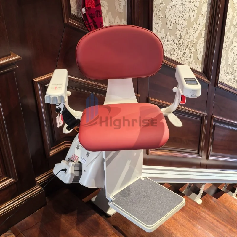 Electric Elderly Patient Lift Transfer Chair Stairs Chairlift Mobile Stair Lift 120-160kg Capacity CE Certified For Indoor Use