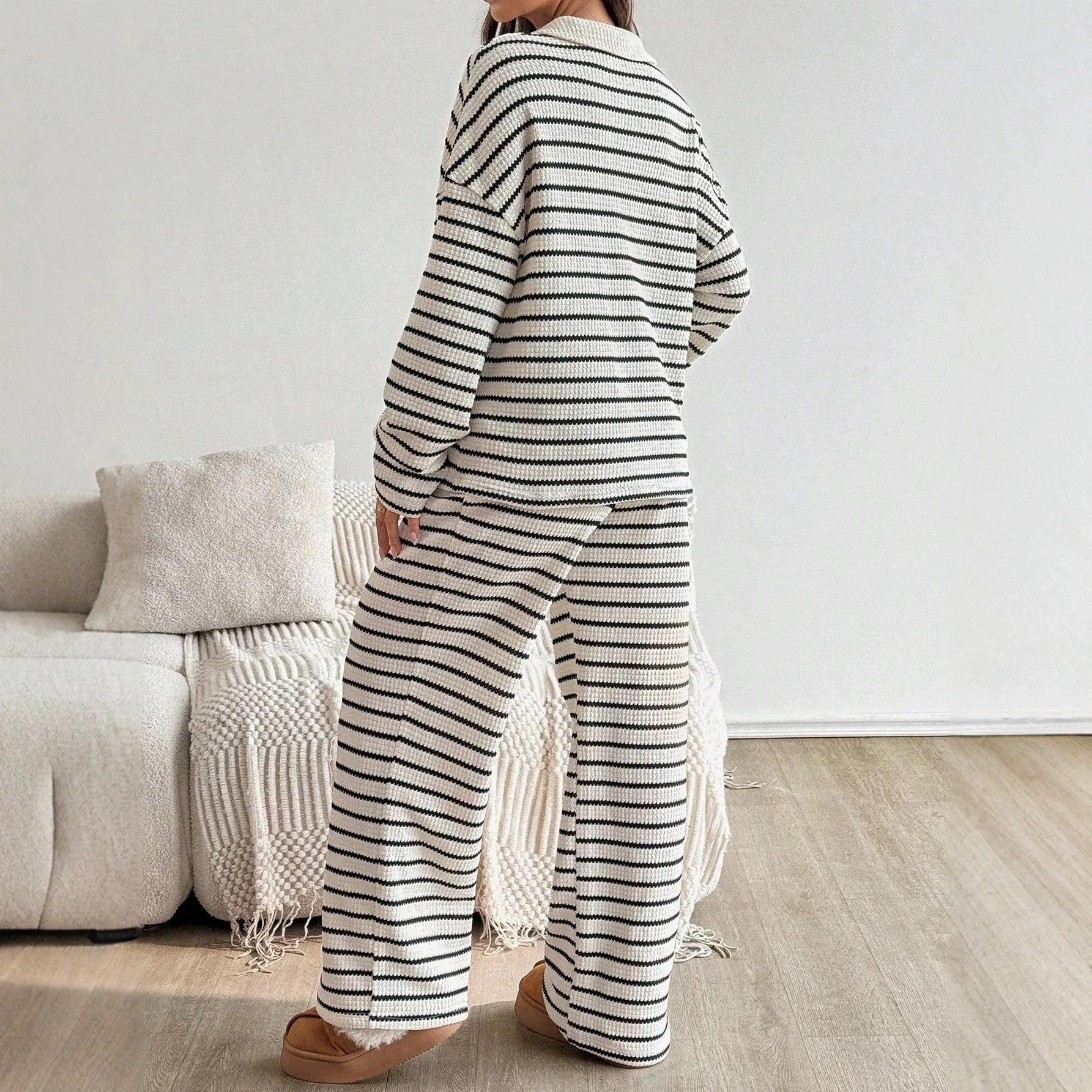Maternity Waffle Knit Outfit Set 1