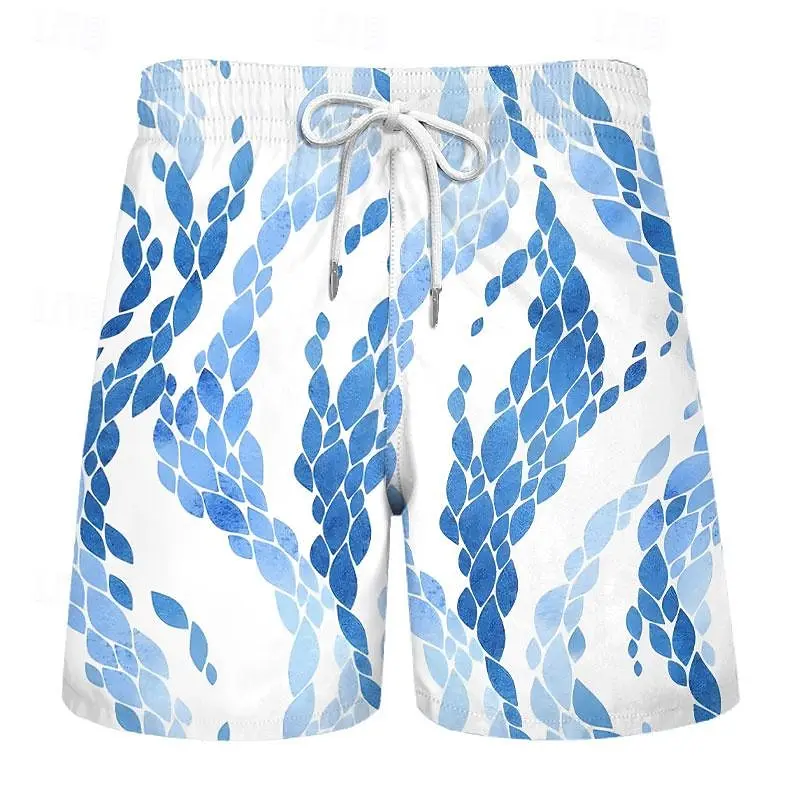 

Waves Print Beach Short For Men And Kids Quick Dry Drawstring Surf Swim Trunks Football Sports Funny Vacation Board Shorts