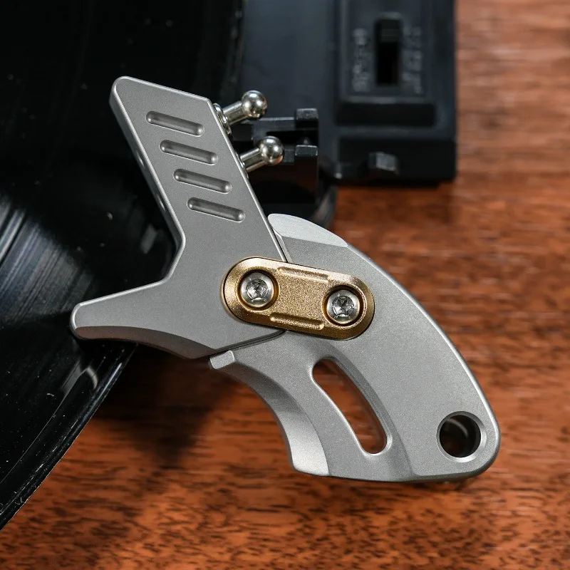 Tail support accessories tuning fork edc push card composite fingertip decompressor