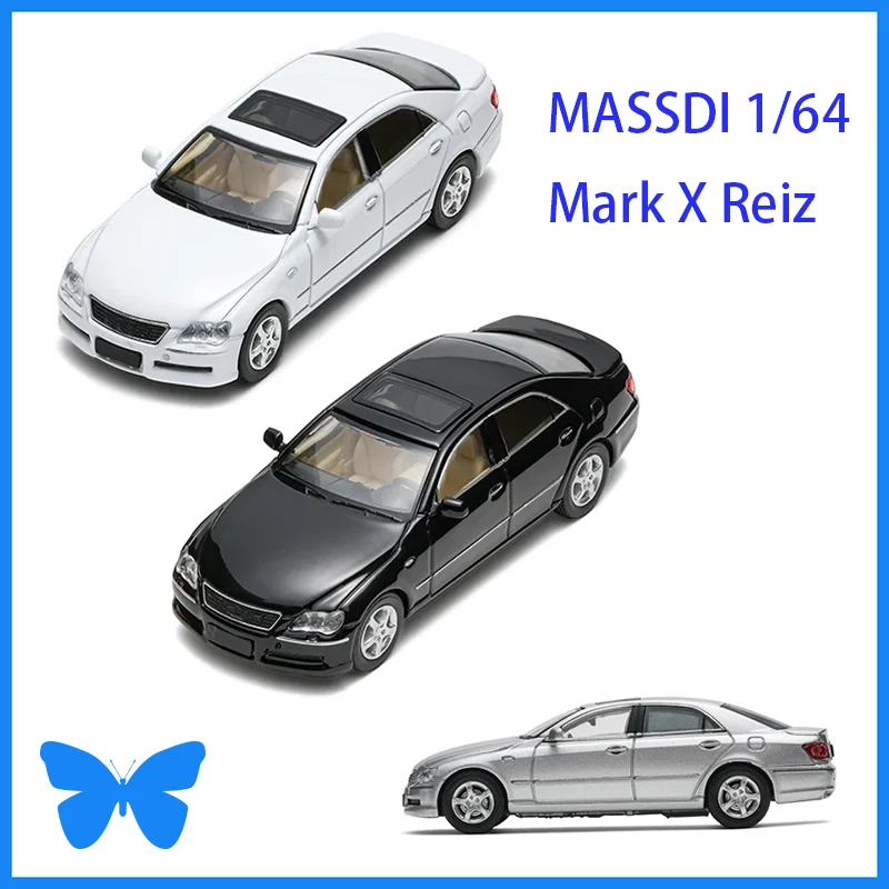 

MASSDI Alloy 1/64 Scale Mark X Reiz Car Model Static Decoration Collectibles Gift Toys