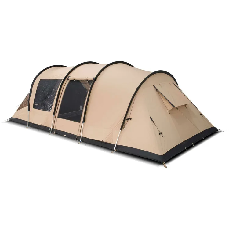 

OEM Family Cabin Tent 14 Person Base Camp 4 Rooms Hiking Camping Shelter Outdoor pipeline tunel tunnel tent