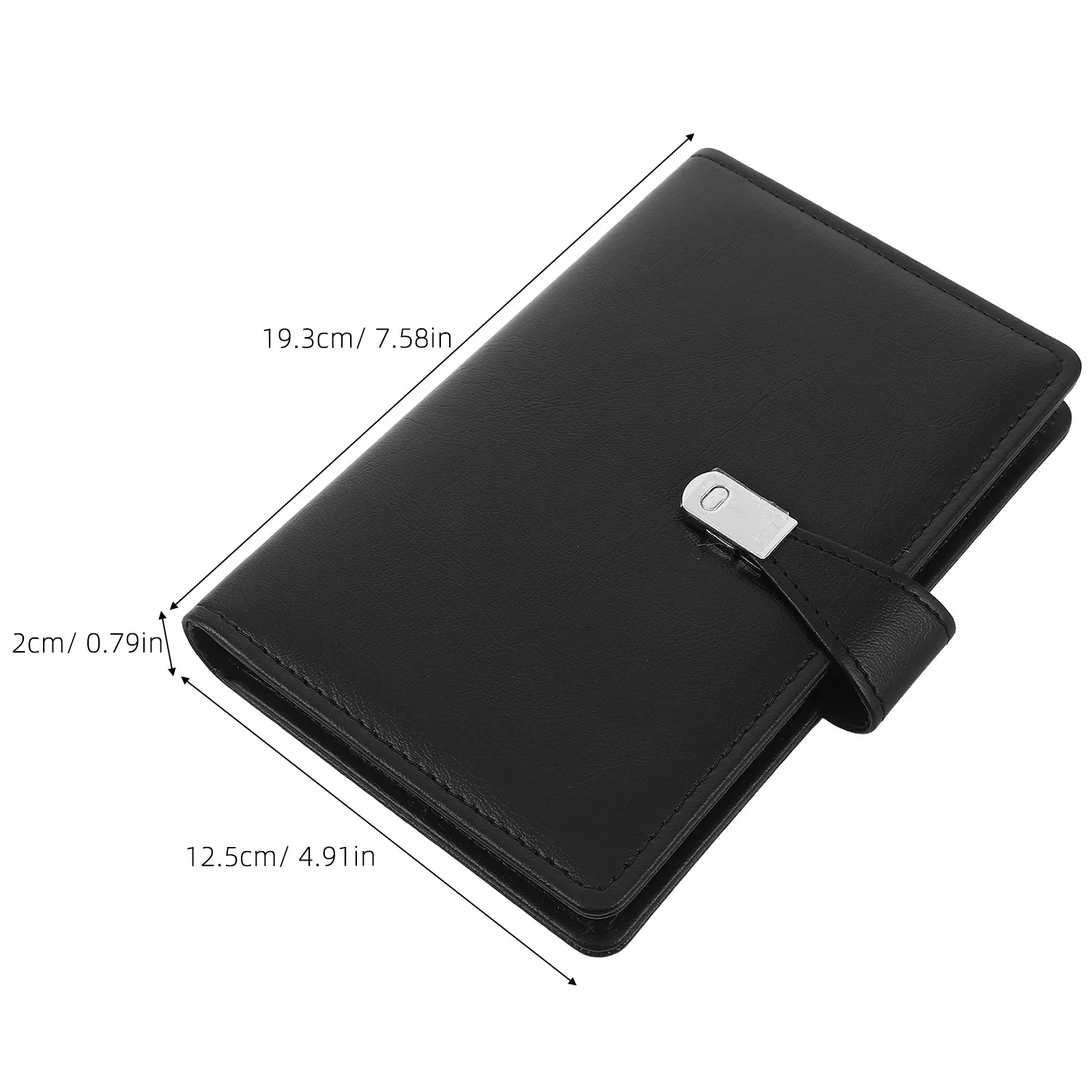 1 Unit Expandable File Folder for Business Cards with Letter Size Sheets 3 Rings Mechanism for Office School Use 120 Count